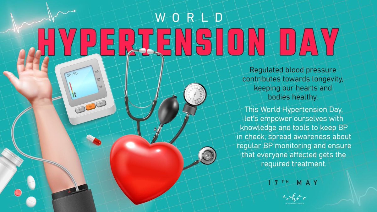 Hypertension impacts almost every organ of the body, hence monitoring and keeping blood pressure under control is crucial. Daily walks🚶‍♀️, heartfelt talks with loved ones❣️, good sleep routine and ofcourse a healthy diet🥗, they all help to regulate the BP. But most importantly,