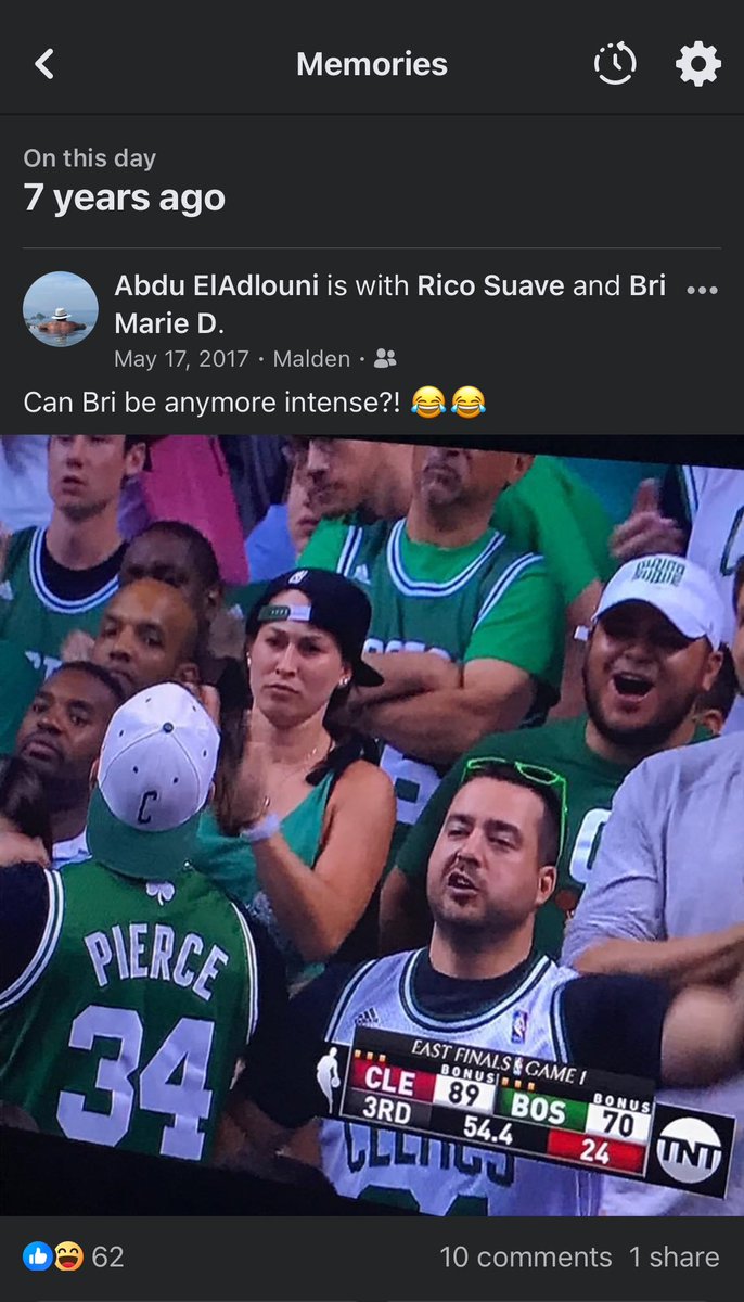 BriMarieD's tweet photo. So glad we took care of bizzz and this wasn’t my face this playoff run vs Cavs 🤣🤣🤣 https://t.co/DeUjBtmfbc
