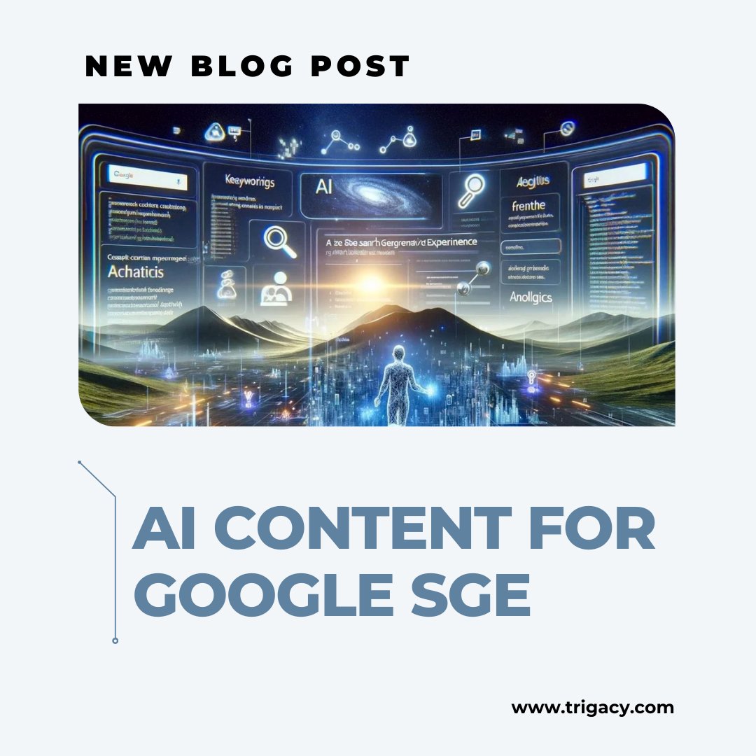 socinovatrigacy's tweet image. Learn how to make your content shine on Google with SGE optimization tips.
Perfect for boosting visibility and engagement!
Read the full blog:
trigacy.com/google-sge-con…
#aicontent #googleserp #seooptimized #pageengagement
