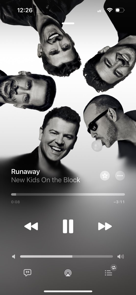 “Runaway” feels like the perfect road trip song during tour when we are driving from town to town. “We made it this far, why stop now? As we head into the sunrise I’ve never felt so alive.” @DonnieWahlberg @NKOTB @joeymcintyre #StillKids