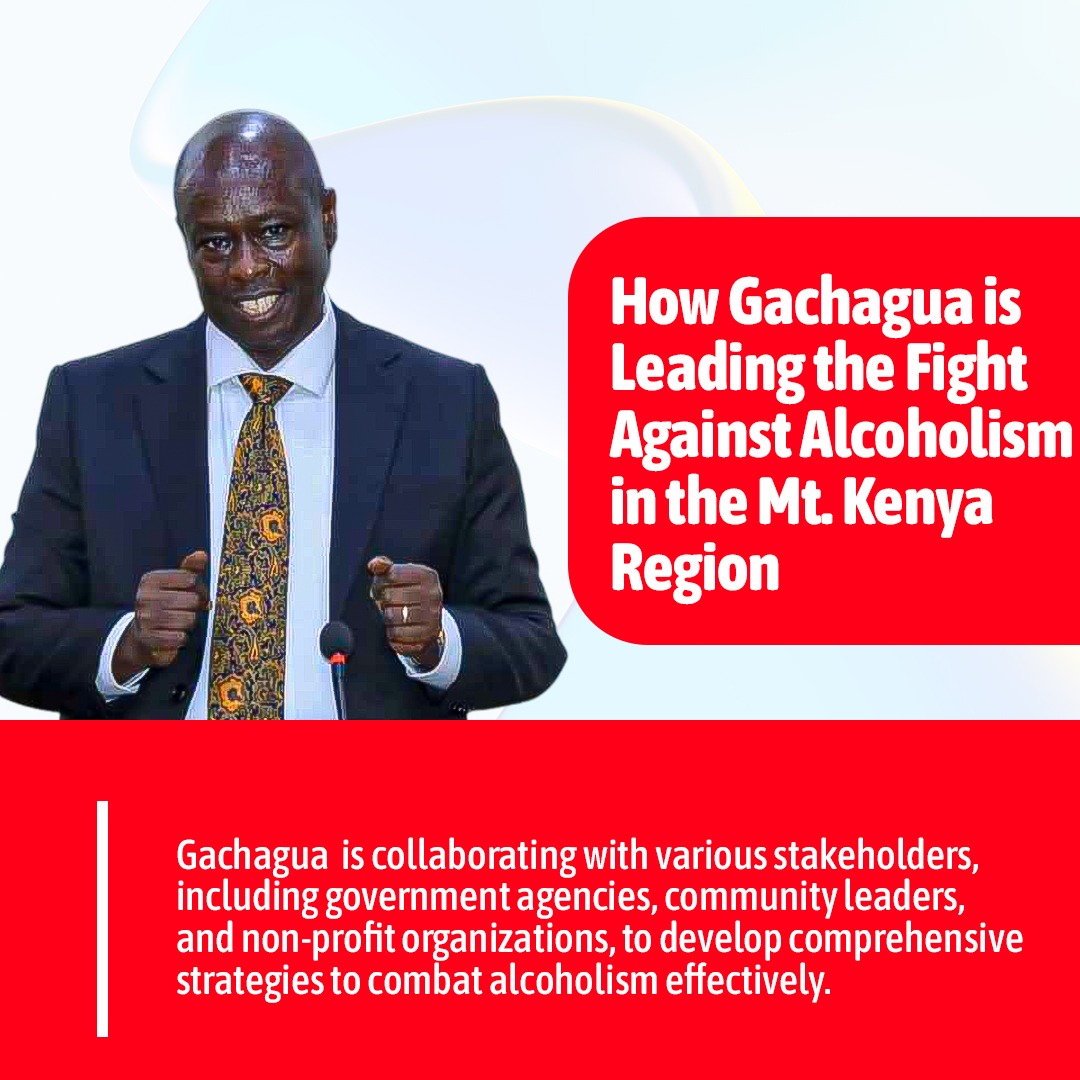 Deputy President Rigathi Gachagua's mission to combat use of drugs amongst Young people. Stop Illicit Brew #GachaguaVsIllicitBrews #RigathiOnAssignment