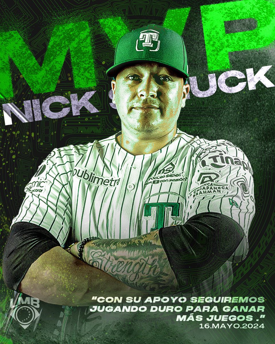 La serpentina de Nick Struck es indomable 😎 lanzando por 6 entradas permitiendo un solo hit es lo que hace a nuestro lanzador el MVP ⭐️ 

#SomosOlmecas👊🏽⚾️