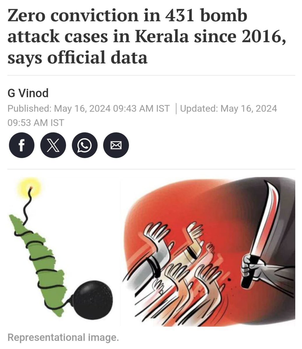 And, CPI(M) came to power in Kerala in 2016.