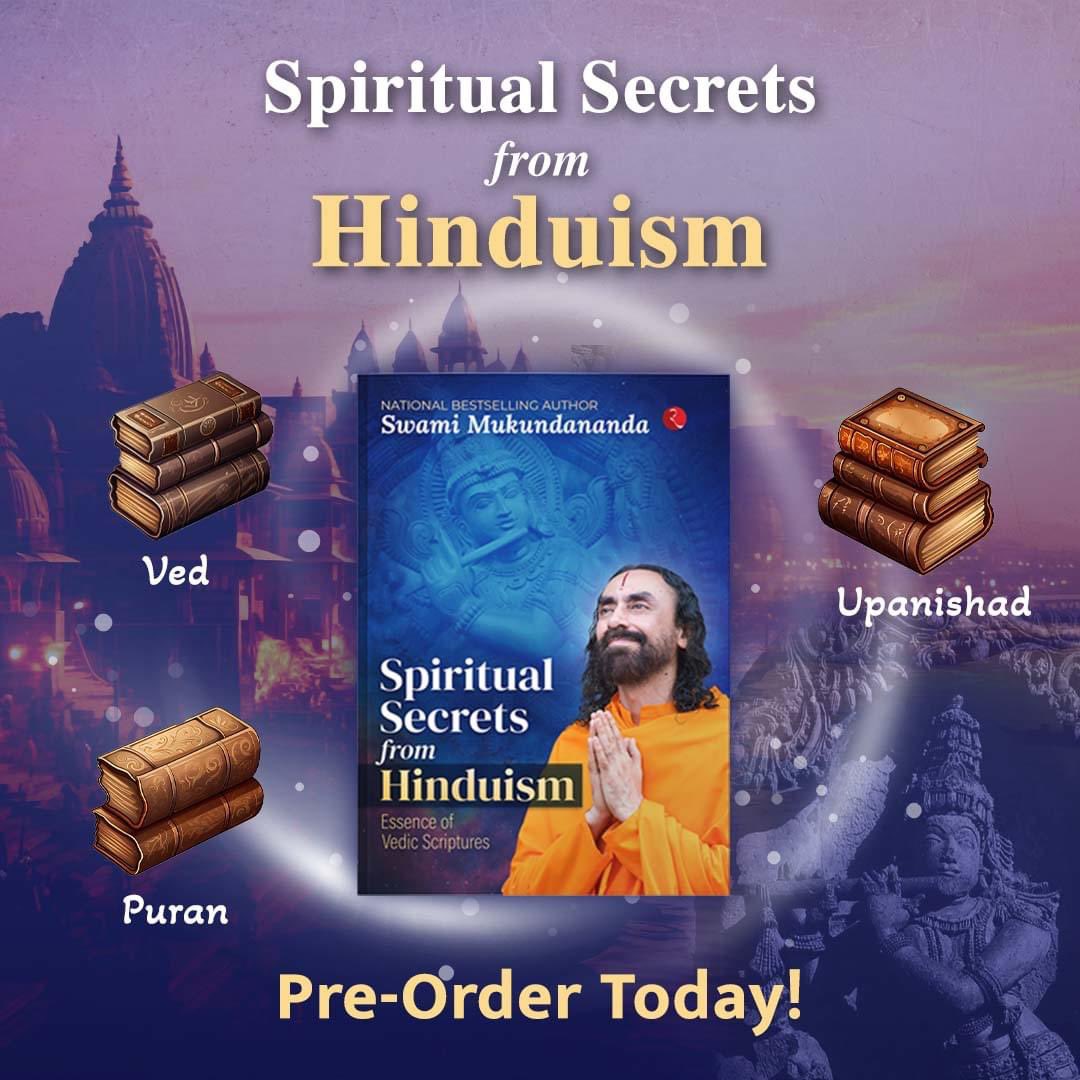 🙏 Exciting News! 📚✨ Get a 30% DISCOUNT until May 27 on all PRE-ORDERS in  India of the paperback edition of Swami Mukundananda's latest book  \, image size:1080x1080