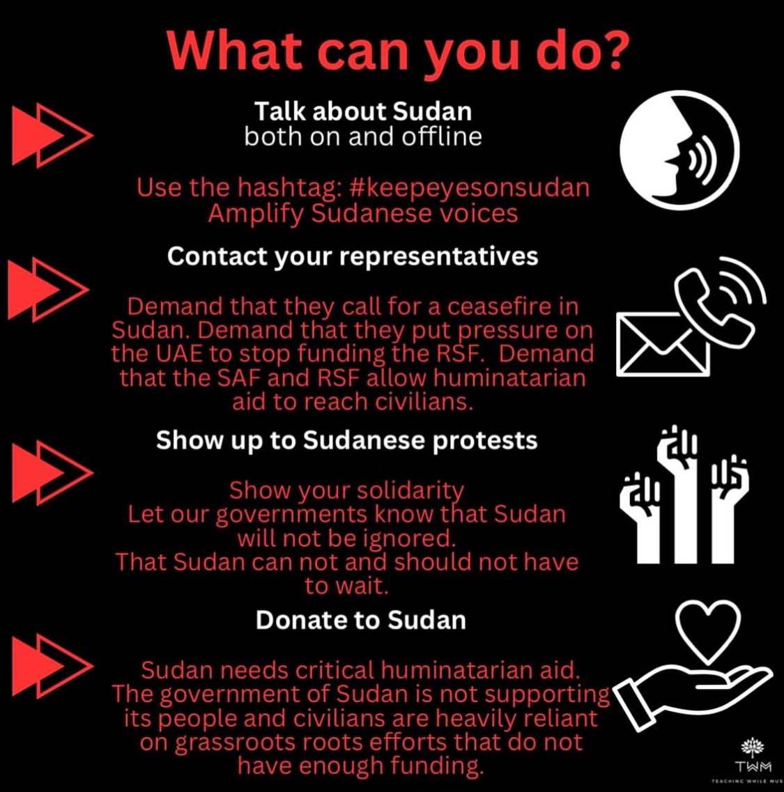 Via ig
 @:teachingwhilemuslim
#KeepEyesOnSudan 
#EyesOnDarfur