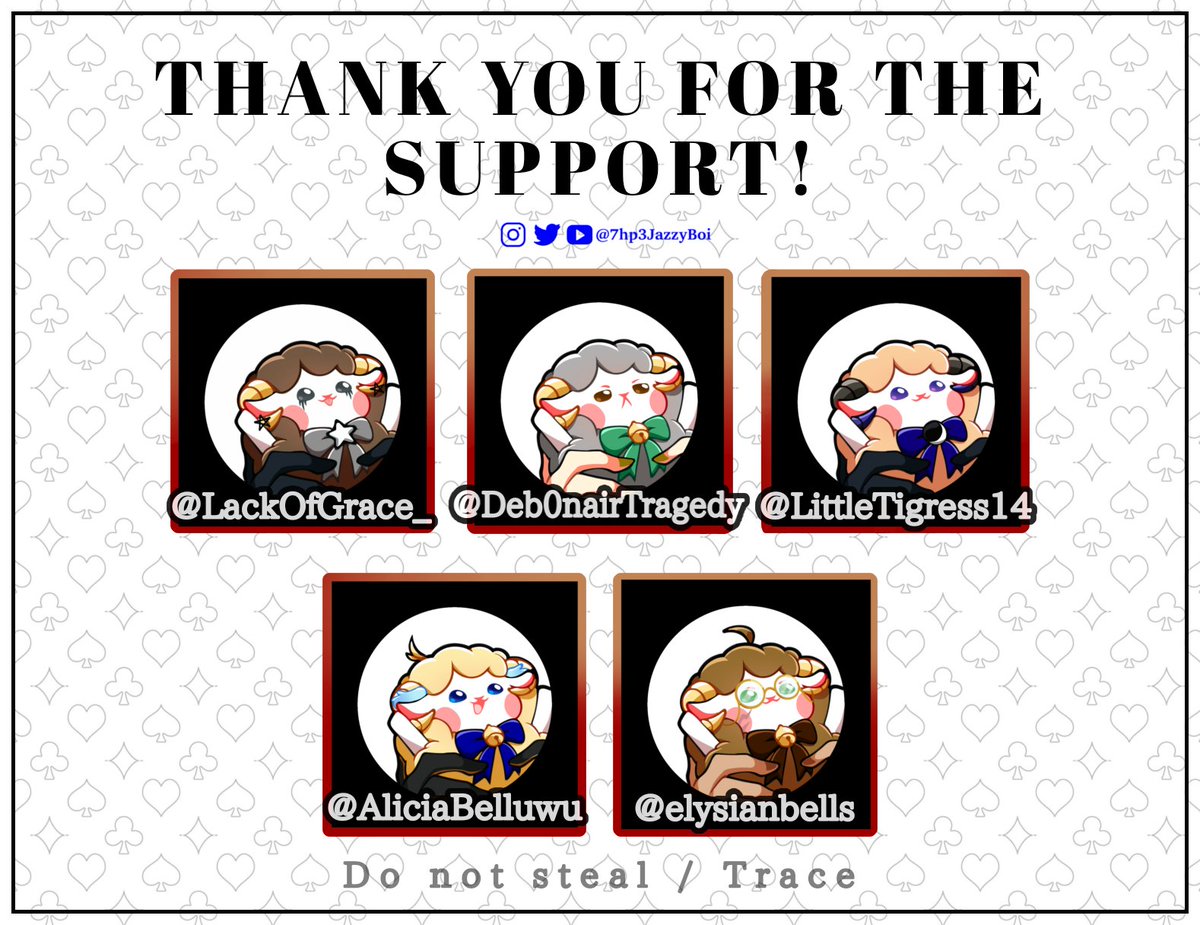 [SLOTS ARE NOW OPEN AGAIN]

❥ Thank you my beloved sheepies for the support!! Have fun doing the trend together♡

@LackOfGrace_
@Deb0nairTragedy
@LittleTigress14
@AliciaBelluwu
@elysianbells

 #obeyme #obeymefanart #obeymemc #JazzyBoisArt #obeymeoc #MC #OC