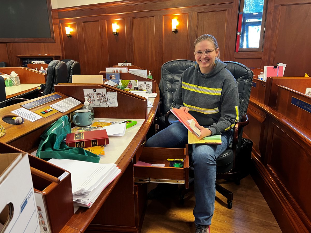 Late last night the 2nd session of the 33rd #akleg came to and end. Today I cleaned out my desk on the House Floor and am packing up my office so I can head home to Fairbanks in a few days. I look forward to reconnecting with friends, neighbors, and community members back home.