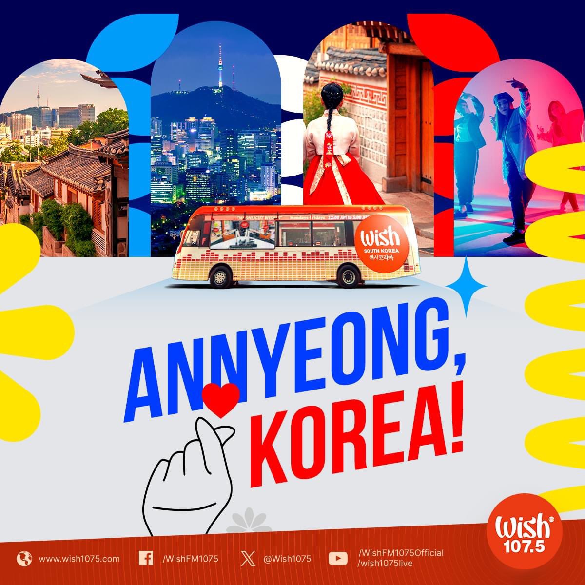 From the Philippines to Hollywood, and now, rolling into Hallyuwood! 🇰🇷 A new Wish Bus is about to hit the streets of the land of K-pop! 🚌 Wishers in South Korea, are you ready to experience live Wishclusive performances? Stay tuned for more details!