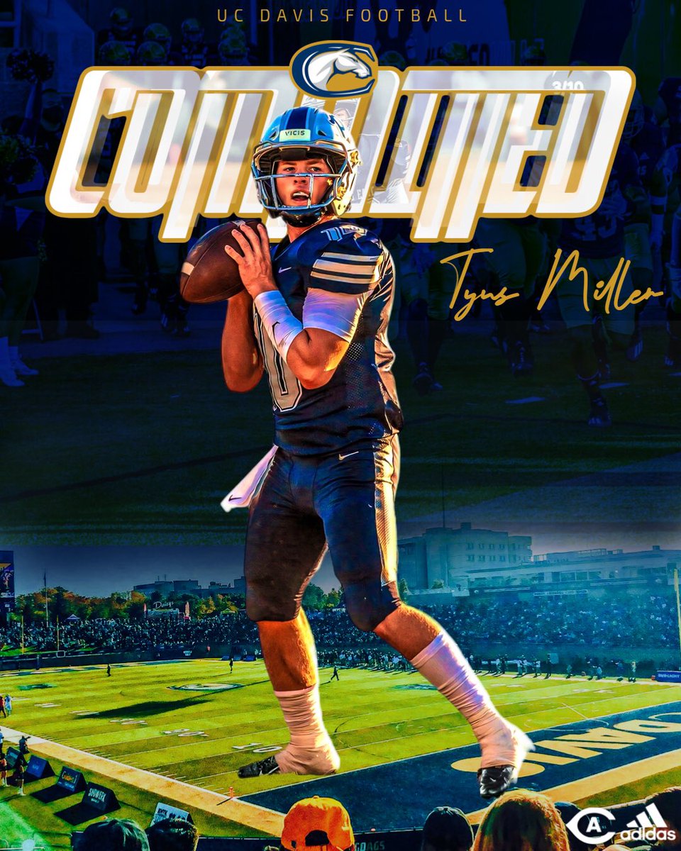 After a great talk with @VintagePlough I’m extremely grateful to say I have committed to play football @UCDfootball thankful and blessed for the opportunity #ucdna