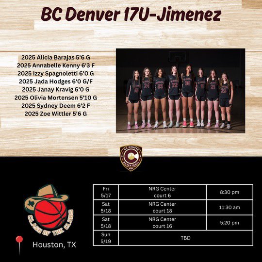 Ready to compete with my team again this weekend! @BCDenver_WBB