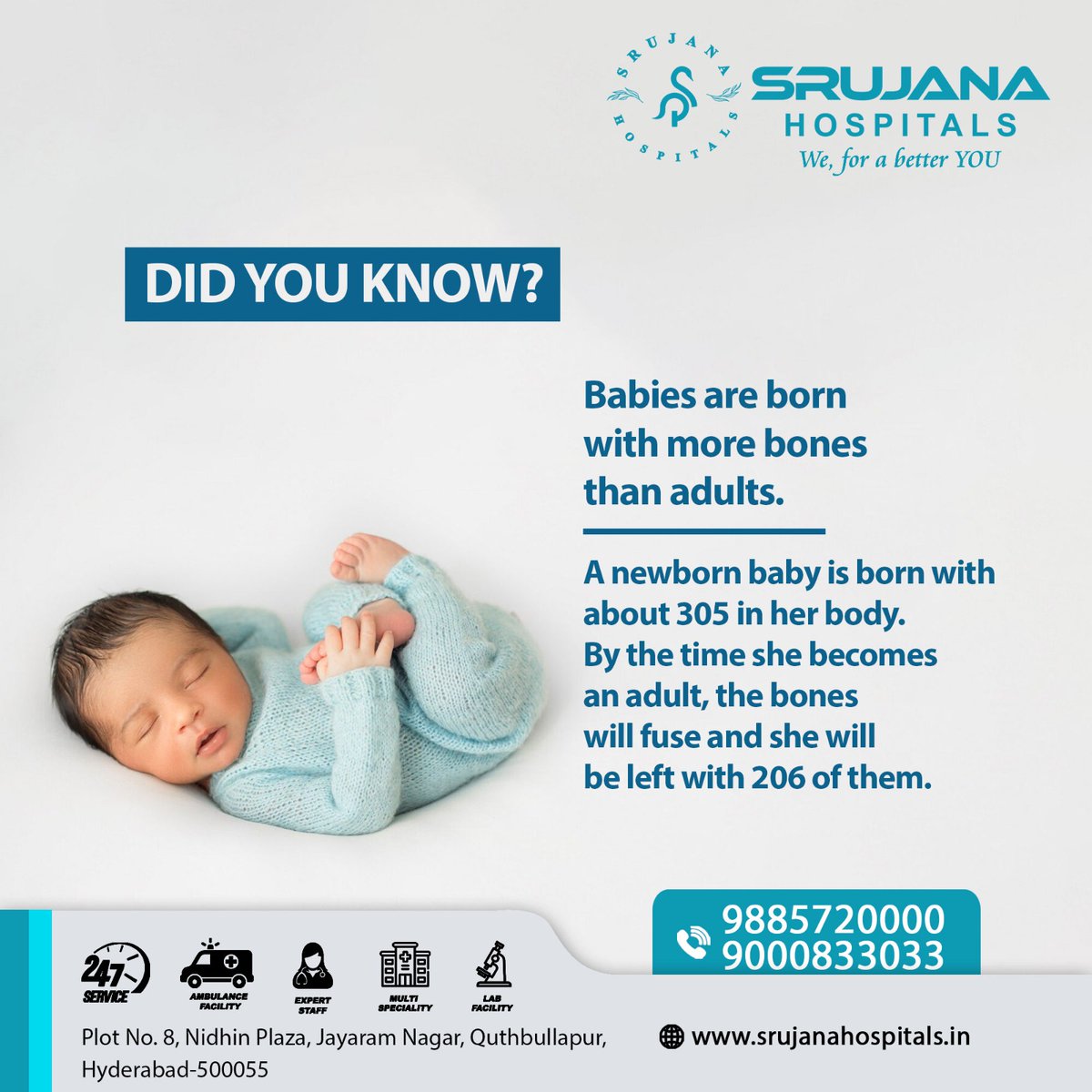 Did You Know? #DidYouKnow #DidYouKnowThis #NeckCurve #BloodFlow #Srujanahospitals #Quthbullapur #Hyderabad