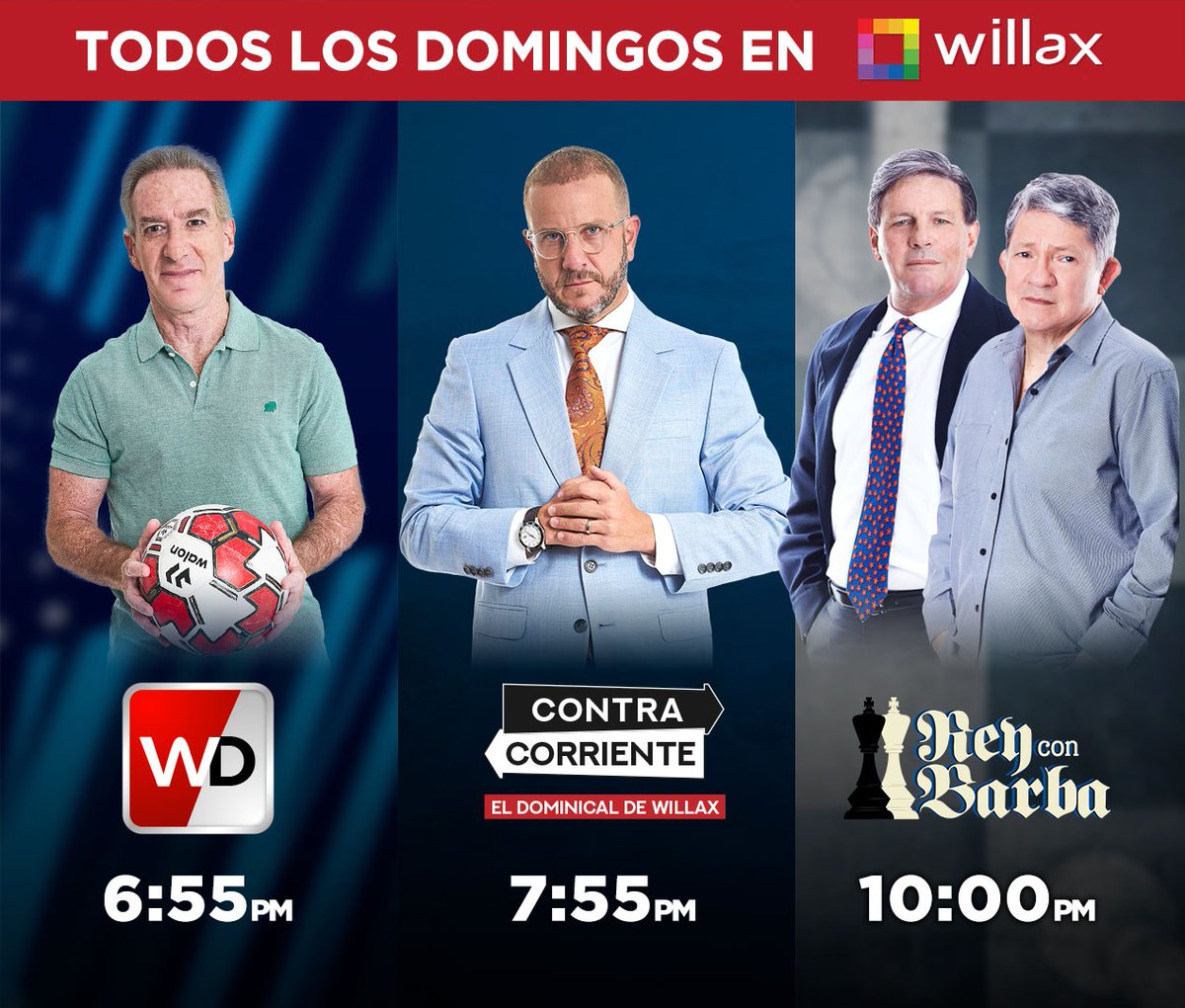 #WillaxLoTieneTodo | Tus domingos ahora son de análisis y opinión solo por Willax Televisión.