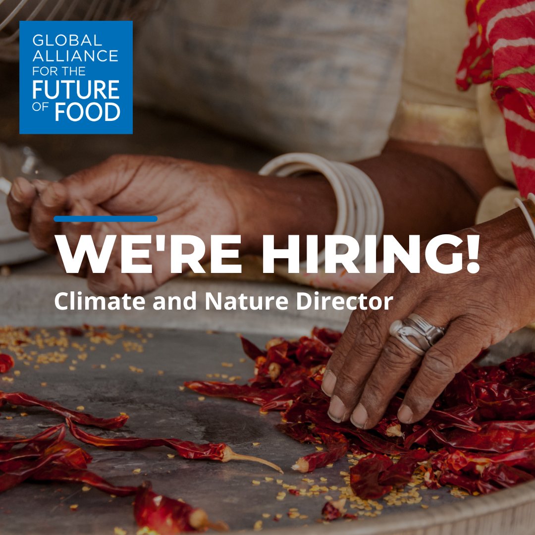 Hiring: Do you have a deep understanding of the relationships between #FoodSystems, the climate crisis, biodiversity, and health? Apply for our Director of Climate and Nature role! ➡️ bit.ly/4dnl5y6 #hiring #charityjobs #climatejobs