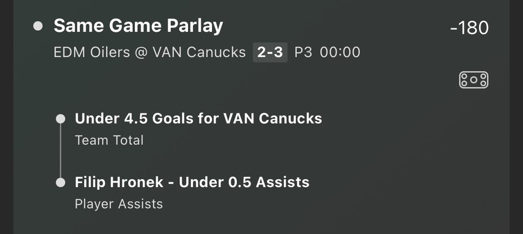 Canucks vs Oilers BANNGGG✅✅

Posted this morning in the Patreon 🤝 

SEE YOU GUYS TOMORROW, WHAT A HUGE DAY

#PrizePicks #NHLpicks #GamblingX