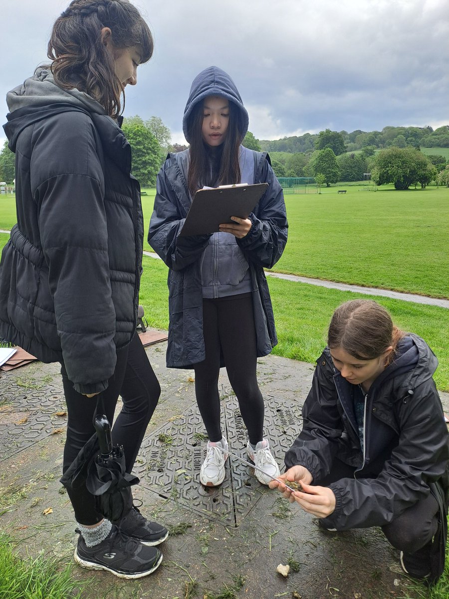 Measuring the last few rocks #GeographyFieldwork