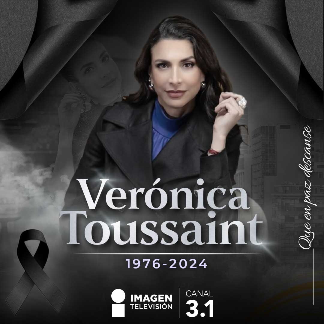 Lamentamos el fallecimiento de nuestra querida #VerónicaToussaint. La llevaremos por siempre en nuestro corazón y recuerdos. QEPD 🕊️