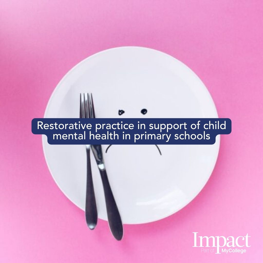 This article discusses how restorative practices in schools, centered around community-building circles and separating the person from their actions, can create a warm, accepting environment that supports children's mental and emotional wellbeing. chartered.pulse.ly/aagesg34kq #MHAW