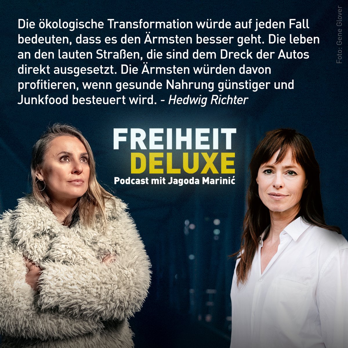 Historikerin @RichterHedwig ist zu Gast bei @freiheitdeluxe mit @jagodamarinic. Gemeinsam überlegen sie, wie der Aufbruch aus der „ökologischen Unmündigkeit“ gelingen kann und wie dabei gerade die Armen profitieren können. ➡️🎧ardaudiothek.de/sendung/freihe… @KiWi_Verlag @berndulrich