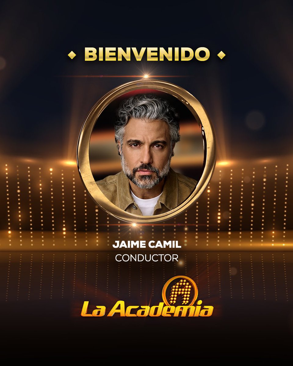 ¡Qué emoción! 👏🏼 El carisma y talento de @jaimecamil estará presente en cada concierto de la nueva generación de #LaAcademia, ¡bienvenido al equipo! 🙌🏼🧡🎙️ #TeCambiaLaVida