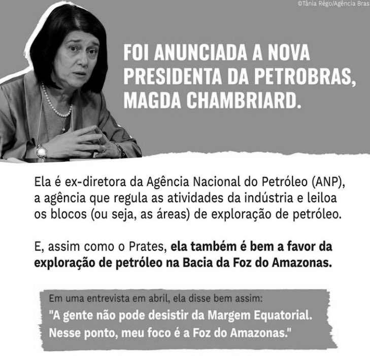 🌿 ➡️ JEAN PAUL PRATES, AGORA PRESIDENTE DEMITIDO DA PETROBRAS, DEFENDIA QUE O BRASIL CONTINUASSE PRODUZINDO PETRÓLEO ATÉ NÃO TER MAIS O QUE PERFURAR EM VOLTA DO NOSSO PAÍS. PRINCIPALMENTE NA AMAZÔNIA. 🌿 Não mexam na Amazônia, ou vcs não vão dar conta das tragédias que virão.👇🏾