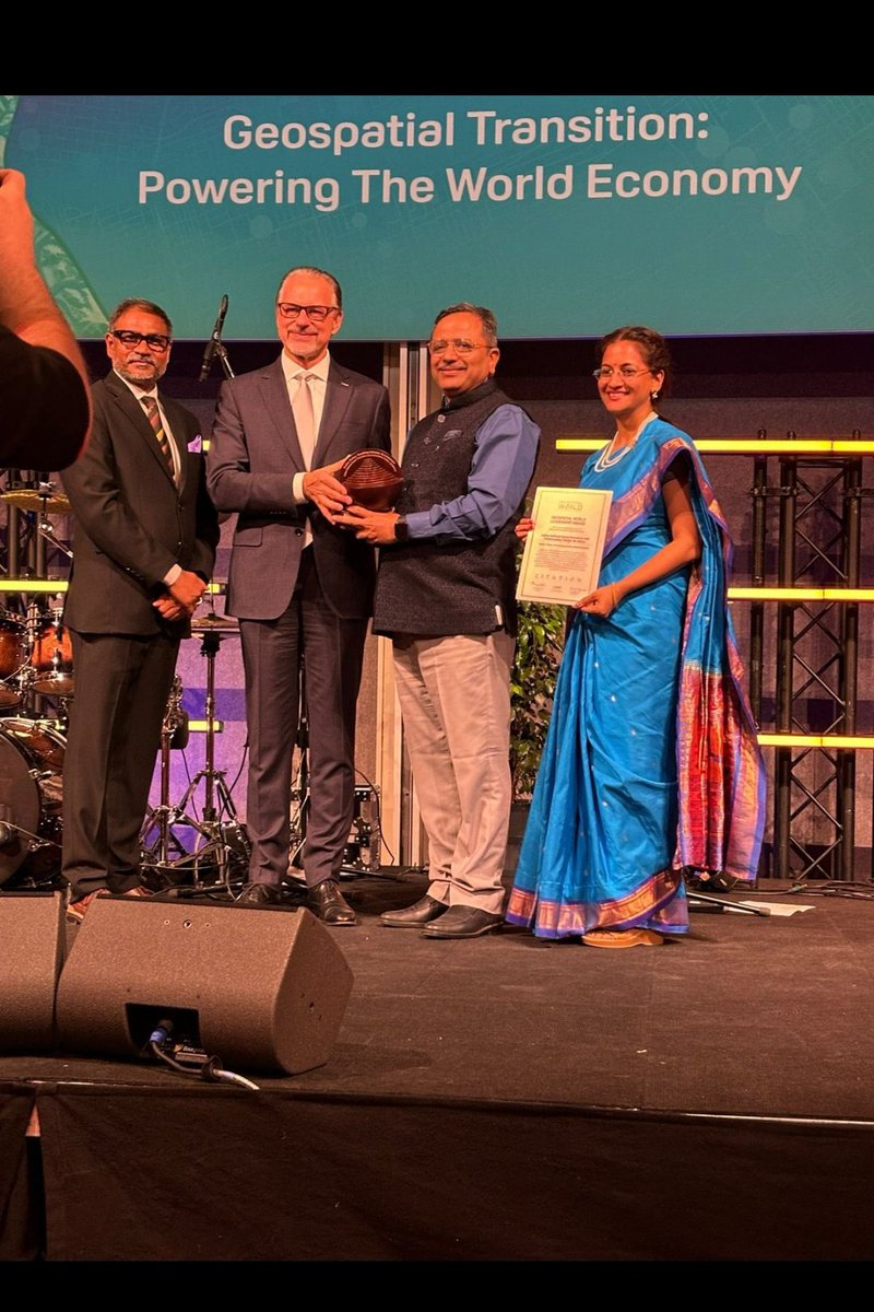 SIA congratulates @GoenkaPk and @INSPACeIND for winning the GWF Leadership Award for 'Public Policy: Enabling Industry Development'! Your efforts in boosting India's space sector and supporting non-government entities are truly commendable. #SIAIndia #INSPACE #GWF2024