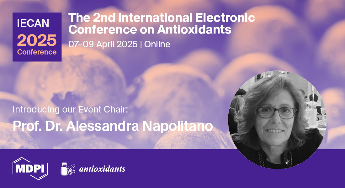 📢Join the 2nd International Electronic Conference on Antioxidants! Chaired by Prof. Dr. Alessandra Napolitano from @UninaIT. Engage with top-notch research from 7-9 April 2025. More details: sciforum.net/event/IECAN2025