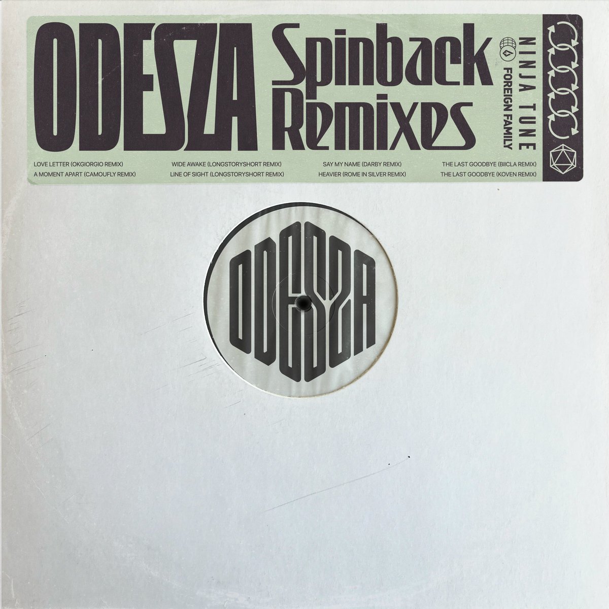 【配信スタート】『Spinback Remixes.』ODESZA ストリーミング再生48億回超え!世界中で大ブレイクを果たしたODESZAによる『Spinback Remixes.』配信スタート！