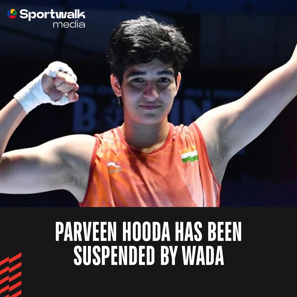 🥊🚨 𝗕𝗜𝗚 𝗕𝗟𝗢𝗪! World Championships Bronze medalist Parveen Hooda is temporarily suspended for 18 months by the World Anti Doping Agency for accumulating three whereabouts failures in between April 2022 & March 2023. 🙂 Also, this suspension doesn't allow her to