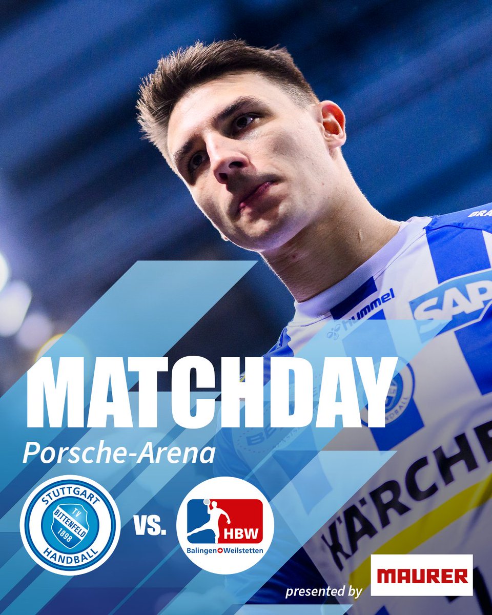 Voller Fokus aufs 𝑫𝒆𝒓𝒃𝒚! 👀 

🆚 HBW Balingen-Weilstetten
📍 Porsche-Arena
⏰ 20:00 Uhr
📺 Dyn Handball 👉🏼 is.gd/p545QO

Wir brauche heute 𝐀𝐋𝐋𝐄 in 🔵⚪! Auf geht's Stuttgart!

#wildboys #gostuttgart #tvbstuttgart