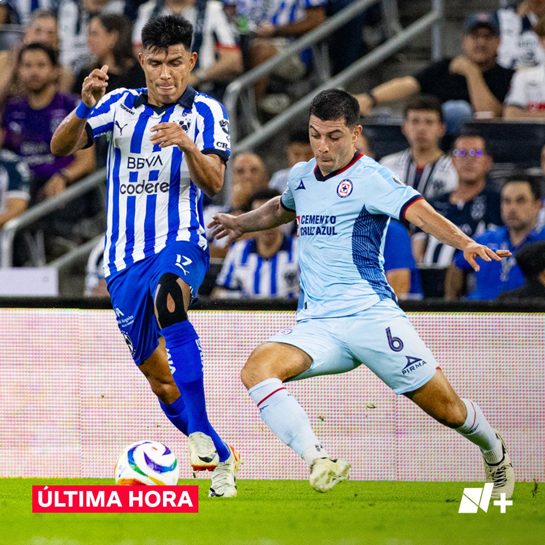 #ÚltimaHora: La Máquina Celeste de la Cruz Azul derrotó 1-0 a los Rayados de Monterrey como visitante en el 'Gigante de Acero', en partido correspondiente a la ida de las semifinales del Clausura 2024 de la Liga MX. Imagen: ‘X Rayados’