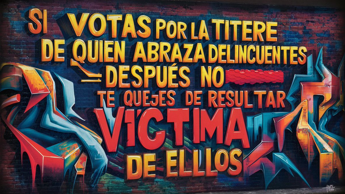 Mensaje para los mexicanos despistados (no para los delincuentes, a quienes obviamente les conviene que gane la #narcocandidataclaudia52 ):