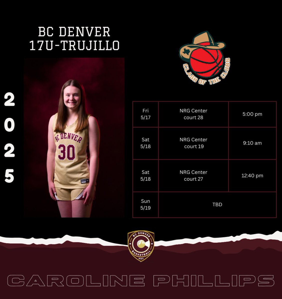 Can’t wait to get out there and compete with my team this weekend! @BCDenver_WBB