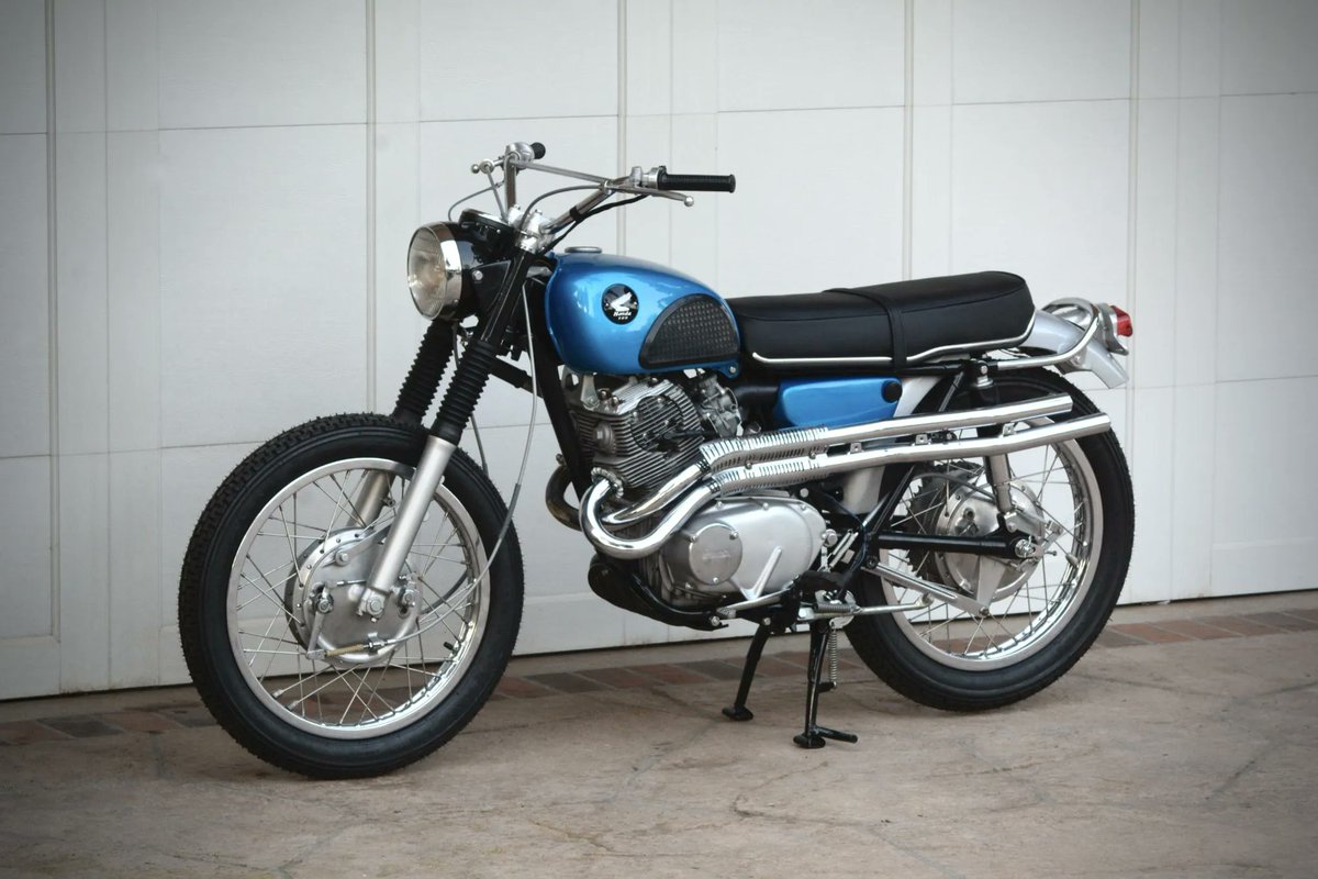 1967 Honda CL77 source: tinyurl.com/2922y4s4 #ClassicMotorcycles