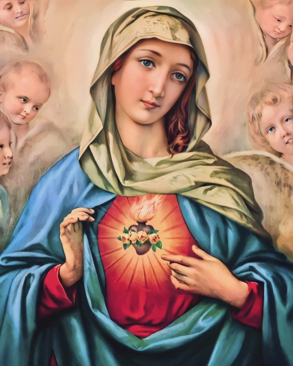 Hail Mary,
Full of Grace,
The Lord is with thee.
Blessed art thou among women,
and blessed is the fruit
of thy womb, Jesus.
Holy Mary,
Mother of God,
pray for us sinners now,
and at the hour of our death. Amen #Catholic #Jesus #Holymary #Peace #Love