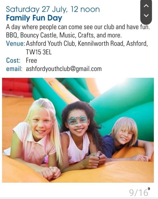 Book out 27th July for our Family Day ❤️😀

Hope see you there 👍