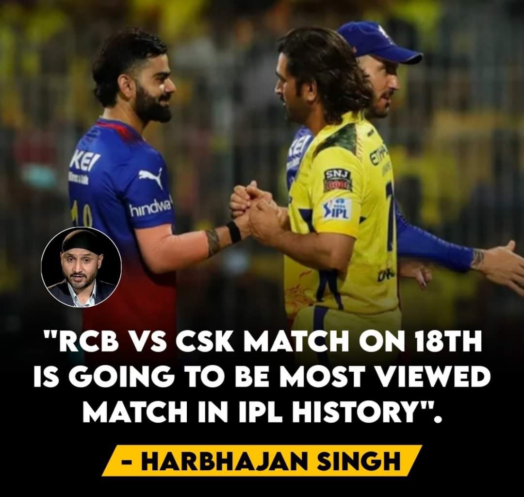 Harbhajan Singh said - 
#RCBvsCSK #csk #rcb #cskvsrcb #msdhoni #ipl #ipl2024