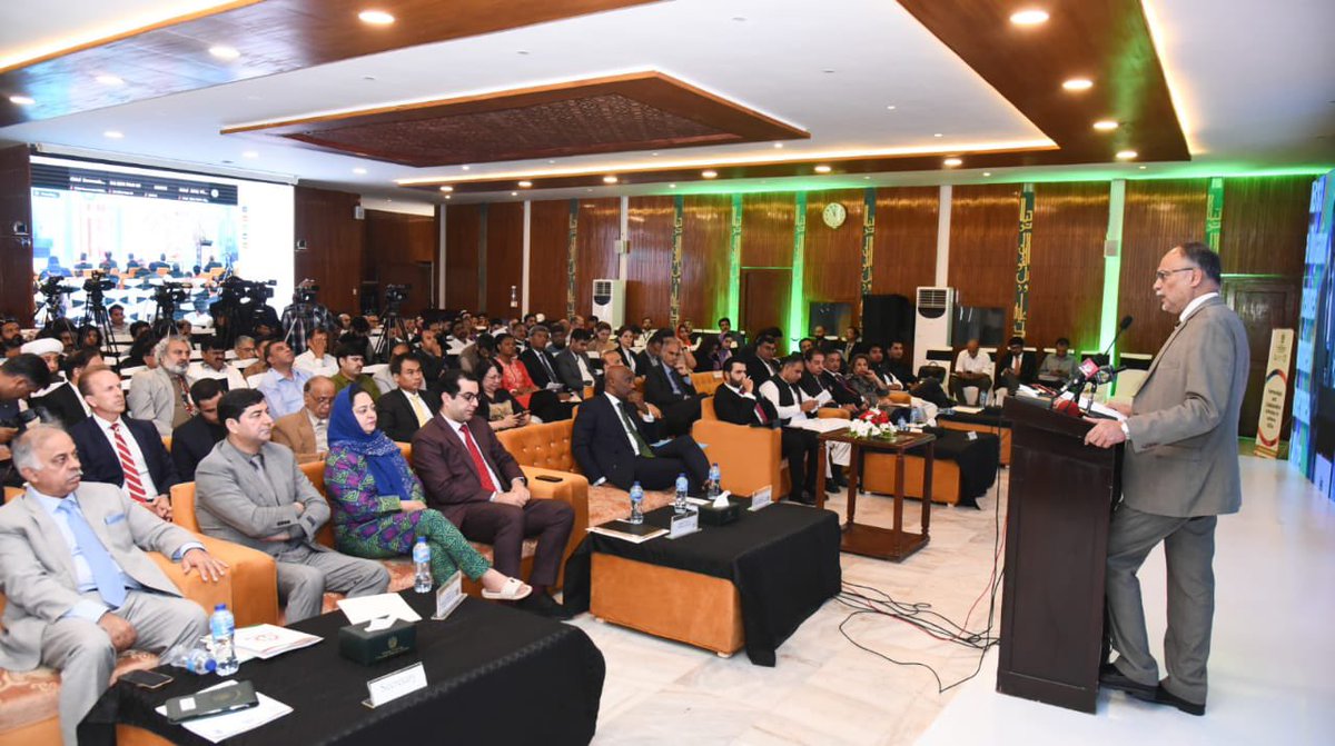 Honored to deliver my maiden speech on SDG acceleration organised by <a href="/PlanComPakistan/">Ministry of Planning and Development</a>. Privileged to share the platform with Minister <a href="/betterpakistan/">Ahsan Iqbal</a>. With only 6 years left to achieve the goals, the <a href="/UNinPak/">United Nations Pakistan - اقوام متحدہ پاکستان</a> is committed to supporting the govt’s  ambitions on SDG acceleration.