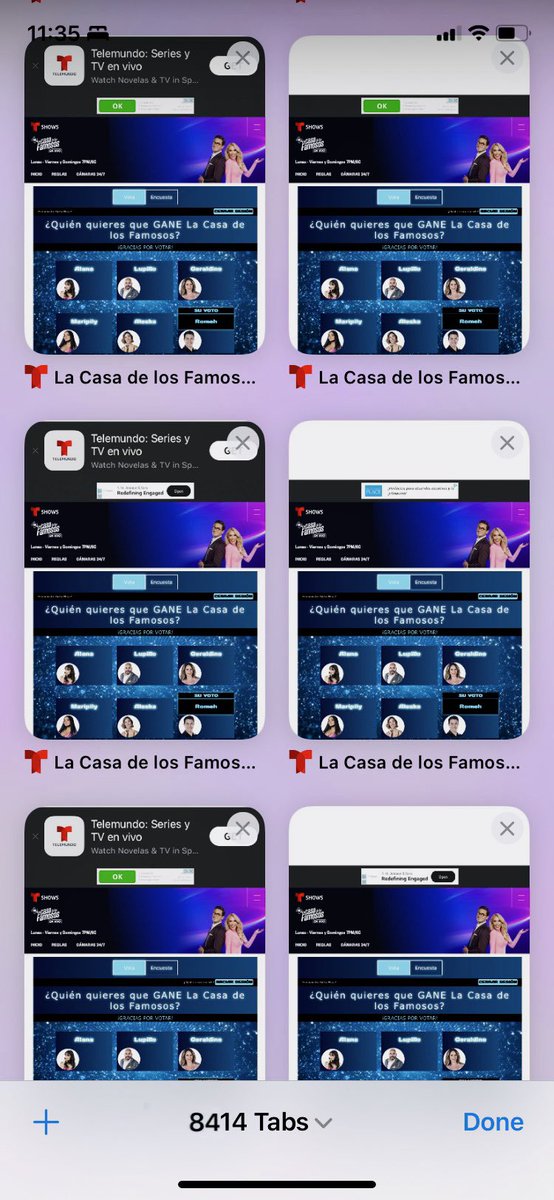 Puse a todos mis trabajadores en computadoras a votar se logro  1,000,000 de votos 🗳️ 

I’ve given 18k by myself💋🐓✅

Noche productiva ,espero se pasen por mi grupo @EndemolShineBD también  pasen por los grupos de Tierra en Telegram,TW,Facebook etc😘 

#RomehGanador #LCDLF4