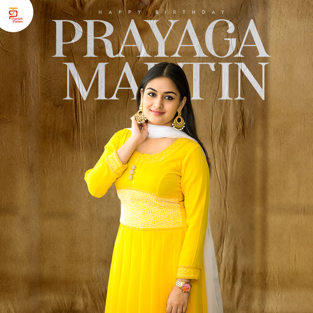 #ThamizhPadam wishes the wonderful actress #PrayagaMartin a very happy birthday 🎂 👏 #HappyBirthdayPrayagaMartin #HBDPrayagaMartin