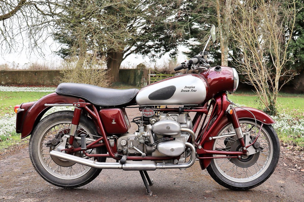 1956 Douglas Dragonfly source: tinyurl.com/yck29z5b #ClassicMotorcycles