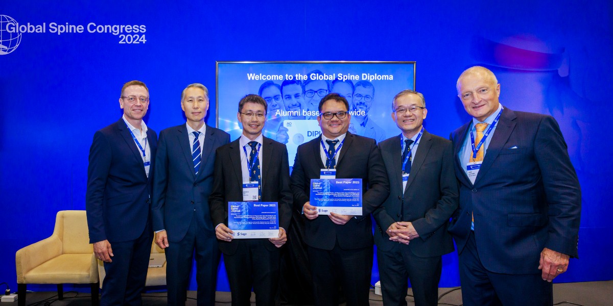 The Global Spine Journal Best Paper Award went to Dennis Hey and co-authors. Congratulations!

#gscbangkok #spine #spinecare