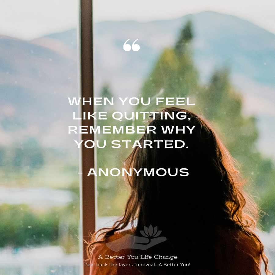 abetteryou22's tweet image. "When you feel like quitting, remember why you started." The road can can feel long at times but you'll get there, keep going!

If you need some support to help you stay on track or find purpose - abetteryoulifechange.com #abetteryou #lifechange #knowyourwhy