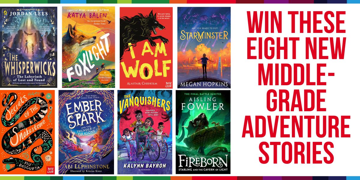 *SCHOOLS GIVEAWAY* We have 8 fantastic middle-grade adventure books for you to win for your school! To enter: FLW, RT and comment below telling us about your biggest adventure to date? Find out more about the books bit.ly/3K222MH UK Only Ends 19/5