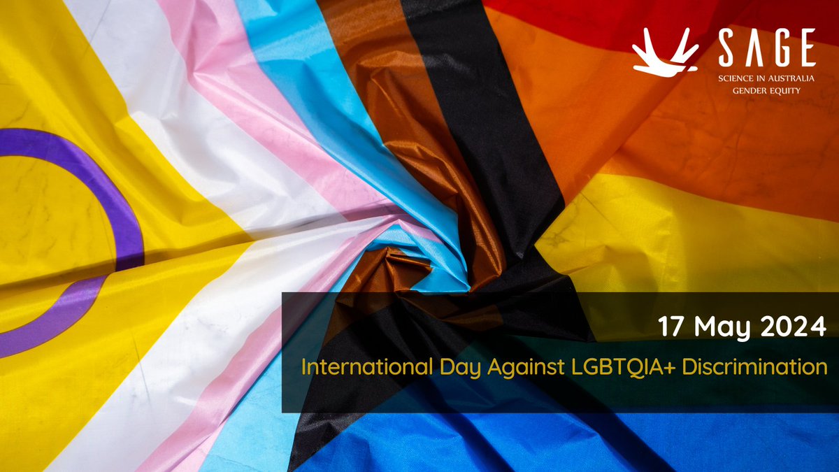 Today, May 17, is the International Day Against LGBTQIA+ Discrimination (#IDAHOBIT)🌈 SAGE supports their subscribers in creating inclusive and safe workplaces for all. Check out the work our subscribers are doing in this space through their Cygnet Awards on our website.