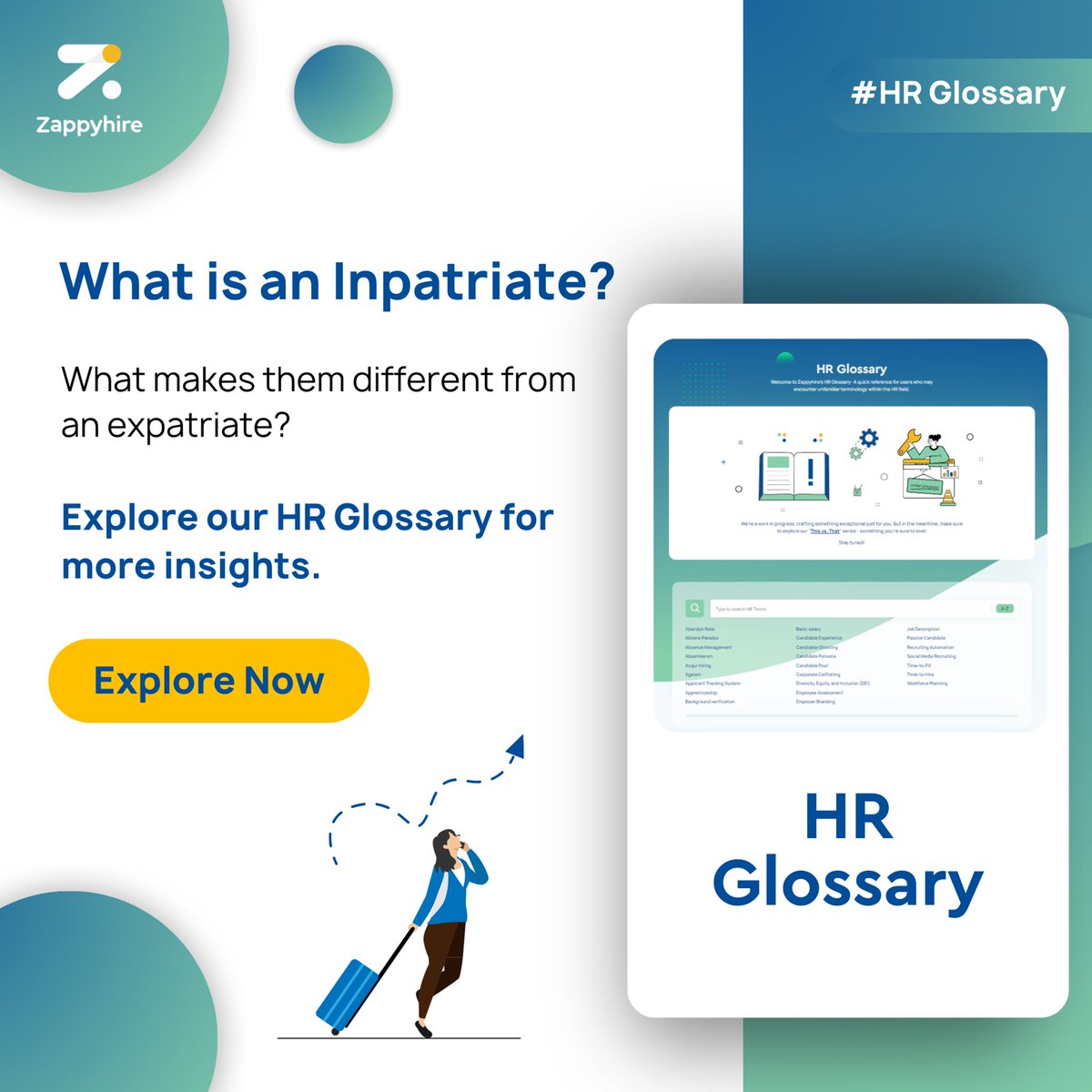 Inpatriates! While you may not know the term, is it possible you’ve dealt with it already?🤔

Click on the link and kill the suspense now!🔪👇
bit.ly/4bFPjuF
#zappyhire #hrglossary #glossary #inpatriate #HRjargon #hr #HRtech #recruitment #hiring