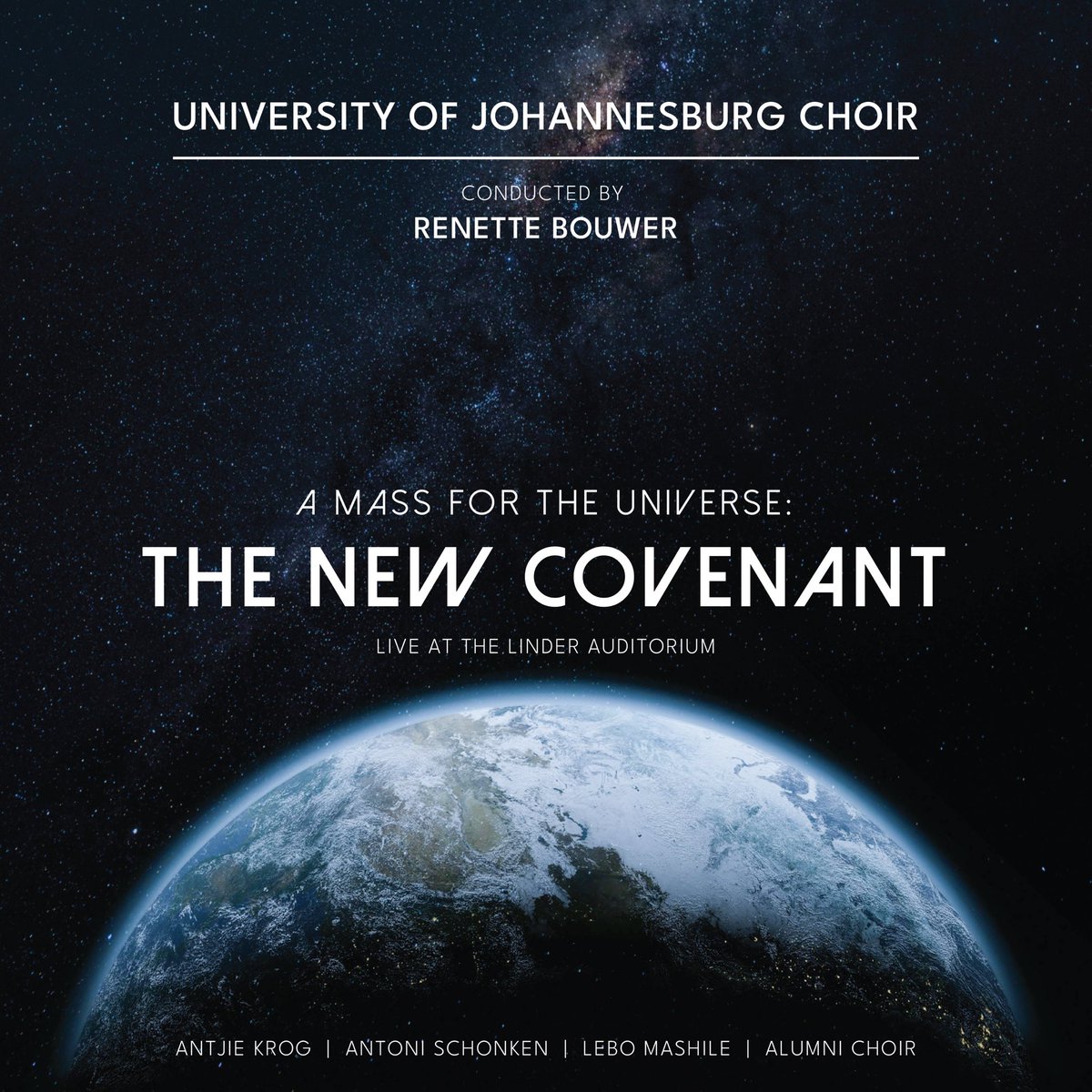 UJChoir's tweet photo. The New Covenant 🌱 is OUT! 🎶 A work that takes you on a journey in the order of mass. Calling us to the accountable witness of its grandeur 🌎

Text by the legendary Antjie Krog set to music by the amazing Antoni Schonken and narrated by ever-gracious, Lebo Mashile. https://t.co/RiKc8TBoIx