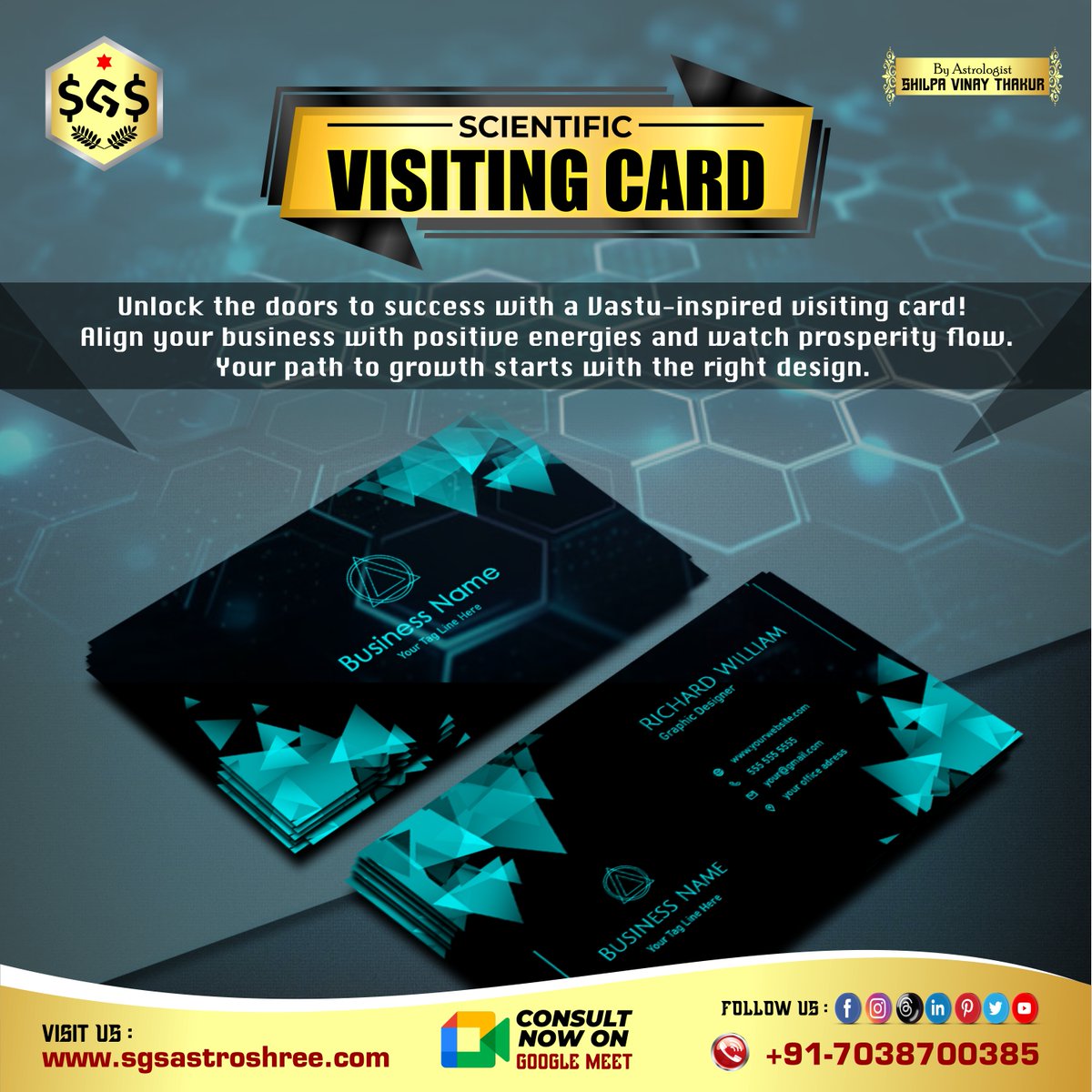 sgsastroshree's tweet photo. Unlock the doors to success with a Vastu-inspired visiting card!
Order Now : https://t.co/r4Yq55fVpX
https://t.co/kK5pxEFklg
#vastulogomagic #luckylogo #visitingcard #visitingcarddesign #visitingcarddesigning #businessgrowth #business #vastulogy https://t.co/vRaRJHqEYr