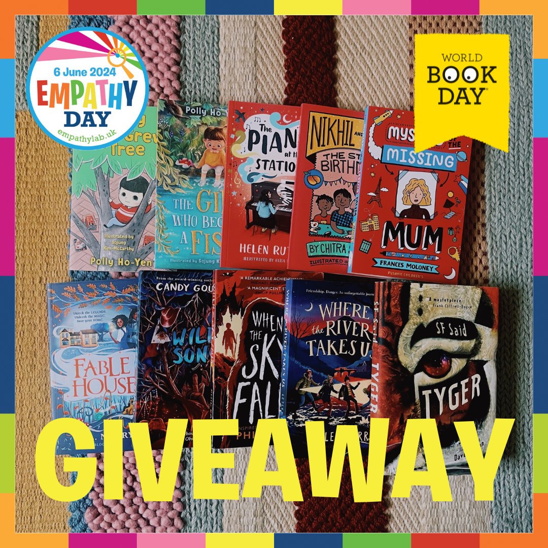 If your school isn't already registered for the free #EmpathyDay toolkit, you need to get involved with this fantastic giveaway from @WorldBookDayUK. Sign up with the link below to be in with a chance of winning a set of wonderful empathy books. worldbookday.com/competition/en…