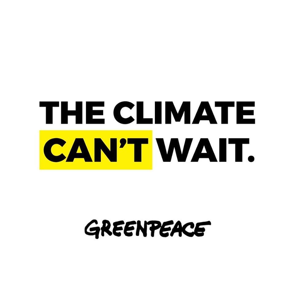 Greenpeace's tweet photo. The time to act is NOW. https://t.co/jjeQ7EPgb4 https://t.co/KbCe91veHz