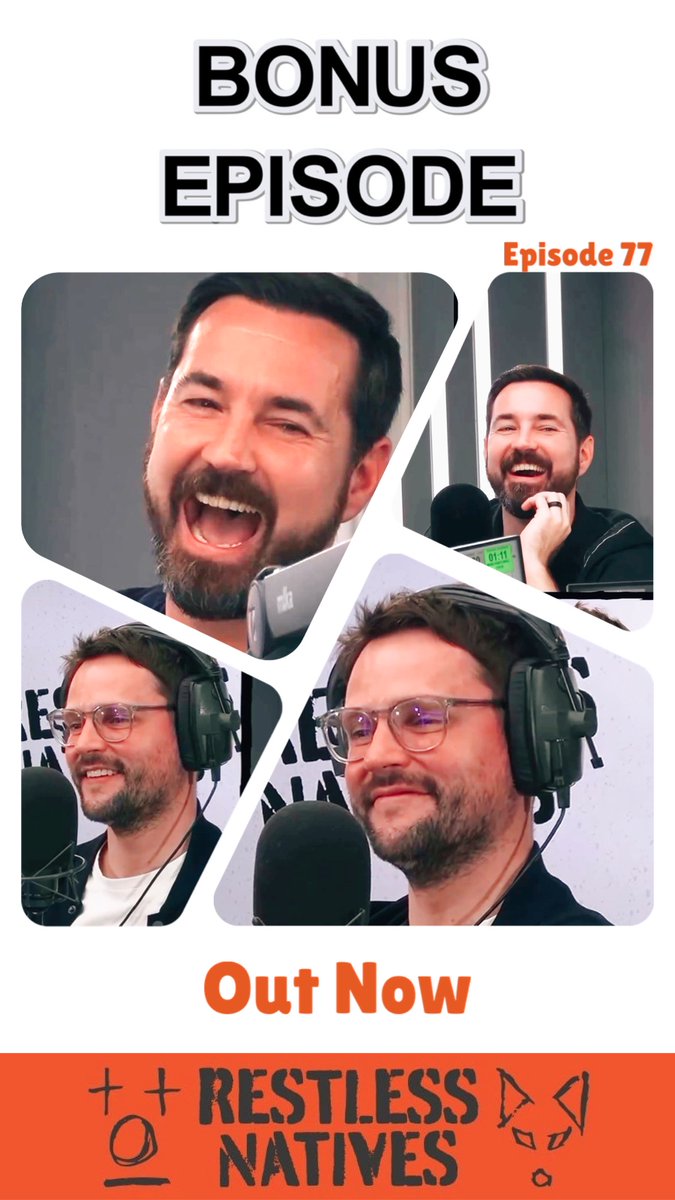 #RestlessNatives - Bonus Ep77 OUT NOW 🤡🐺 It's Friday & time for Martin & Gordon to delve into their mailbox once more to see what hilarious shenanigans have been going on 😁 🎧 linktr.ee/restlessnative… #MartinCompston @martin_compston #GordonSmart @gordonsmart